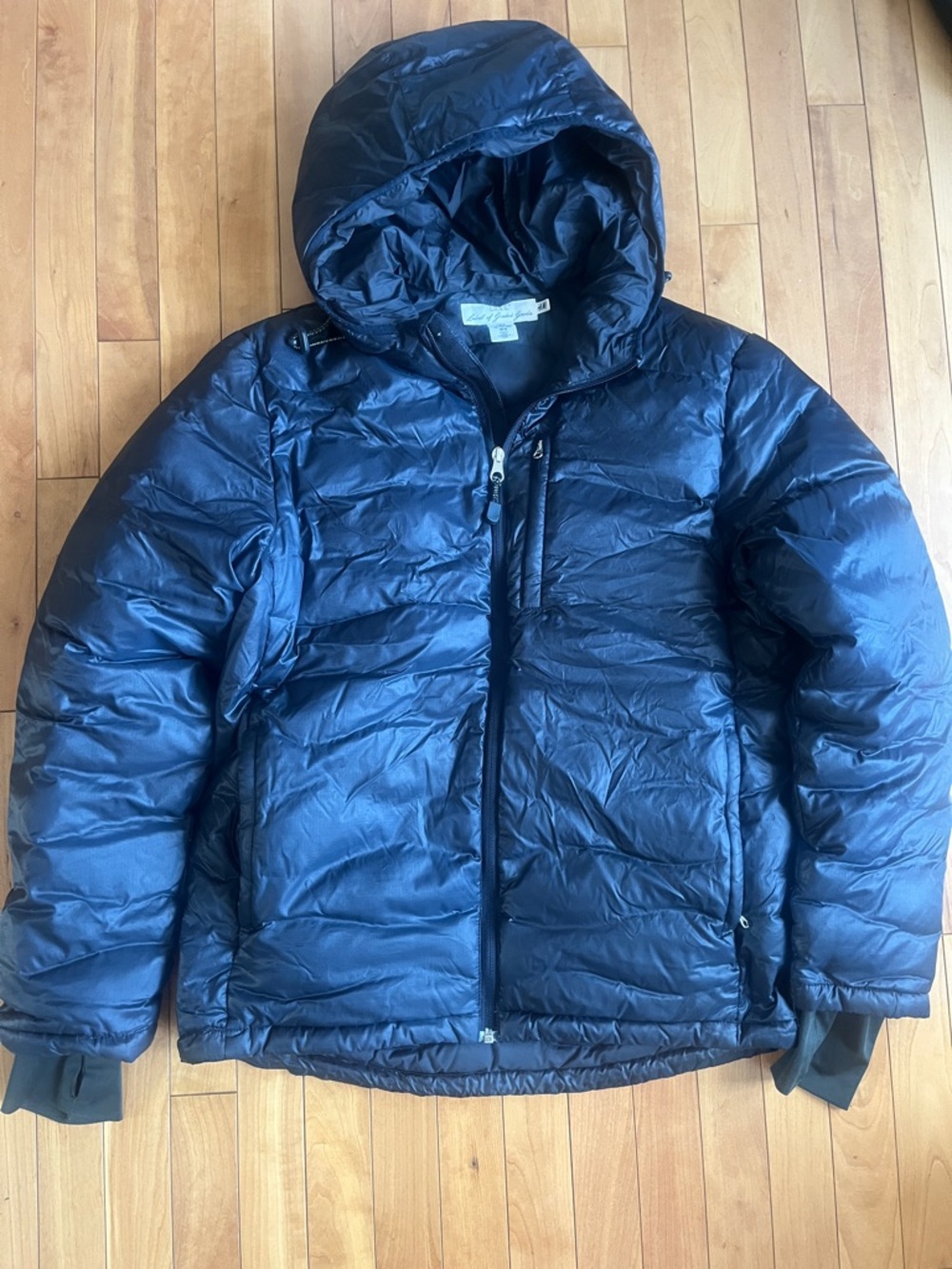 H&M Men's Hooded Navy Puffer Jacket